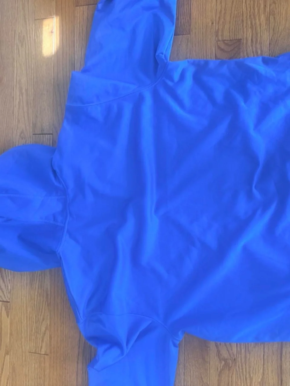 Xersion Active Cobalt Blue & Neon Lime Full-Zip Performance Hoodie